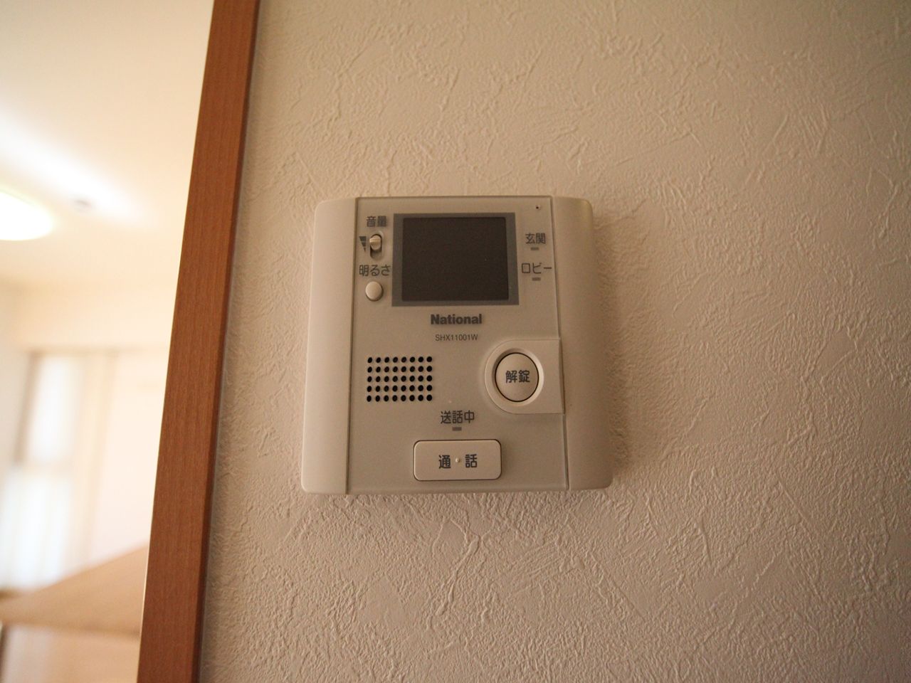 Security. Intercom with TV monitor