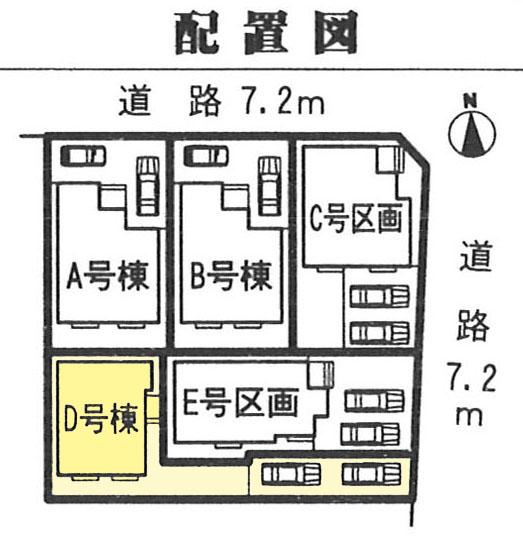 Compartment figure. 28,900,000 yen, 4LDK, Land area 122.02 sq m , Building area 87.79 sq m front road spacious! 