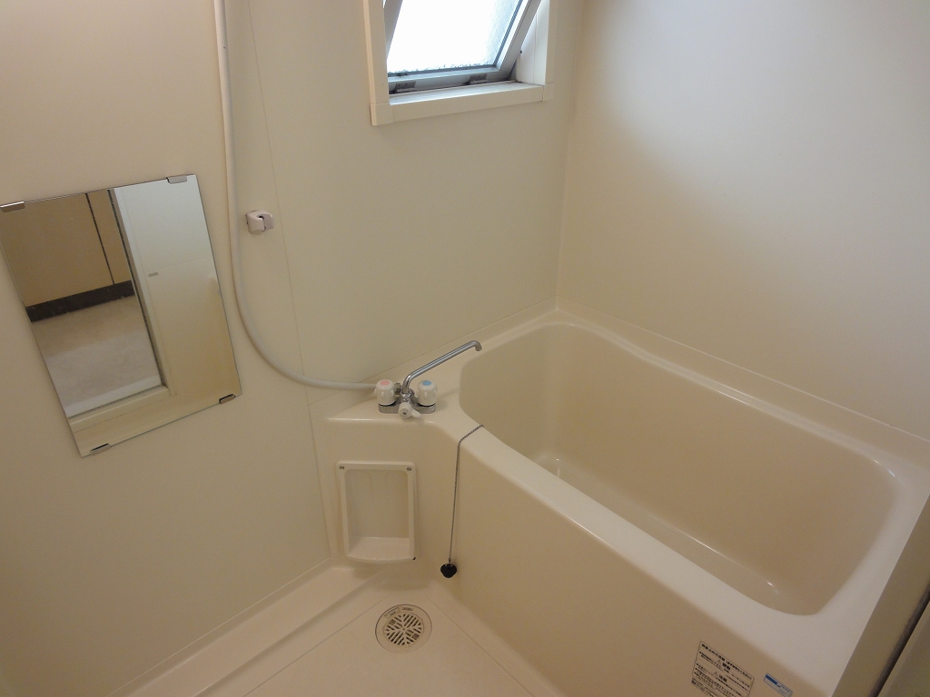 Bath. Bright bathroom of with window