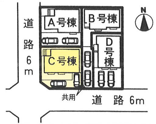 Compartment figure. 35,800,000 yen, 4LDK, Land area 125.61 sq m , Building area 102.28 sq m corner lot! 