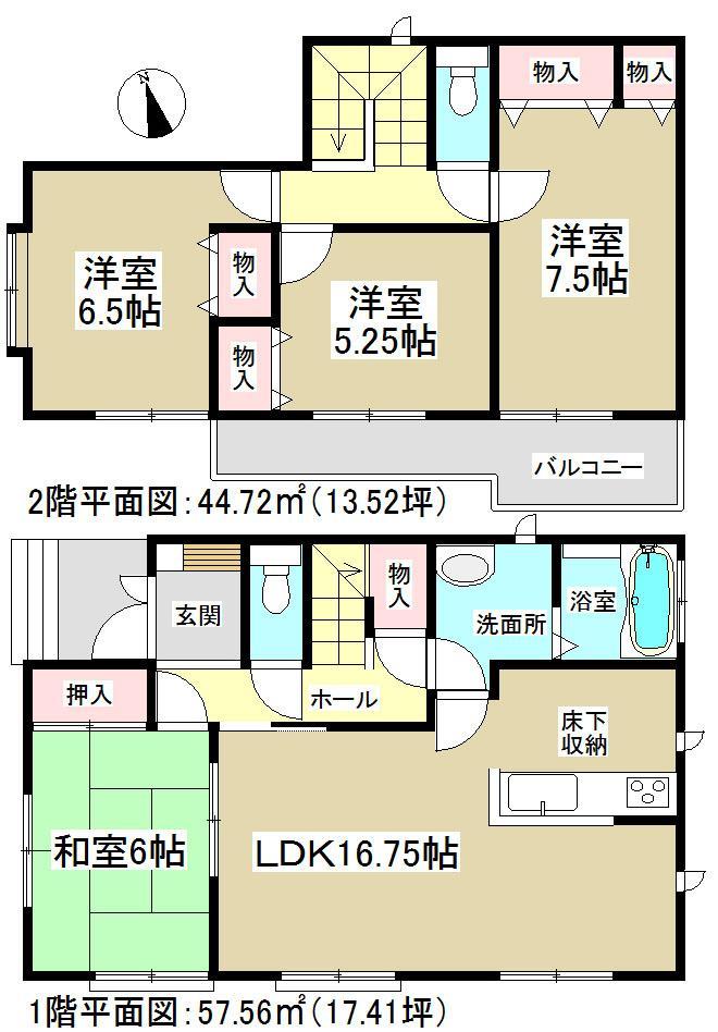Floor plan. Popular corner lot property! All room is south-facing. 