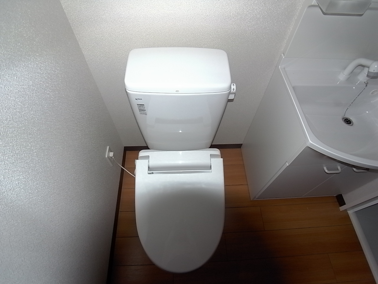 Toilet. Western-style toilet (with a heating toilet seat)