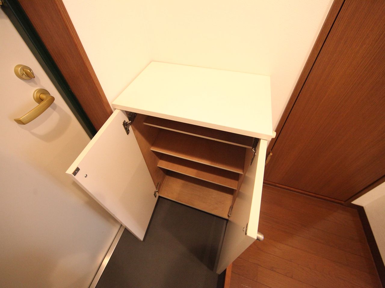 Entrance. Shoe box (storage enhancement)