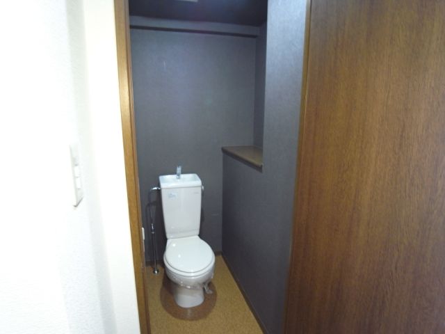 Toilet. Space to settle in the grain