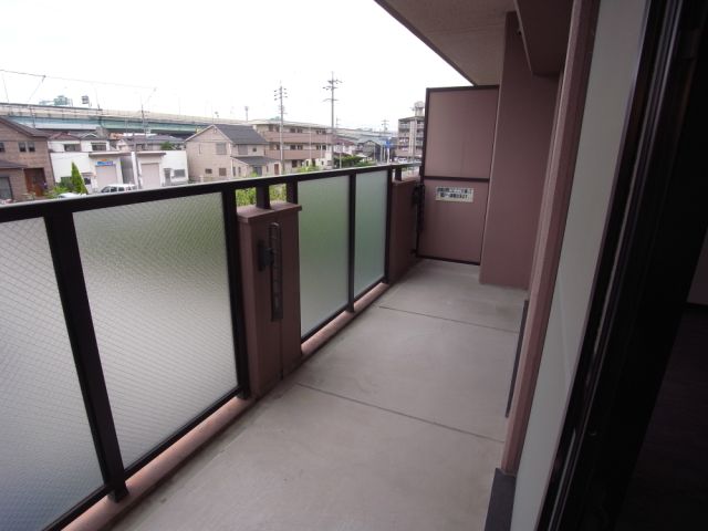 Balcony. Wide veranda