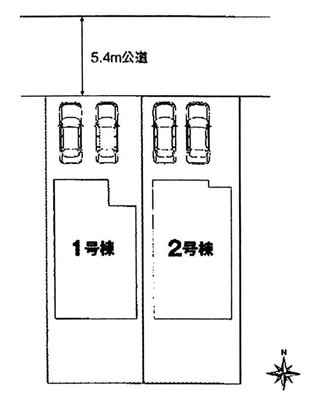 The entire compartment Figure. Parallel parking two cars Allowed!