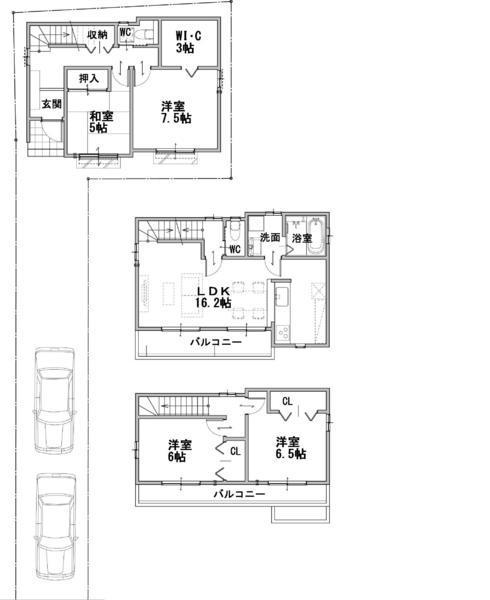 Floor plan. 39,800,000 yen, 4LDK, Land area 116.32 sq m , Building area 108.74 sq m