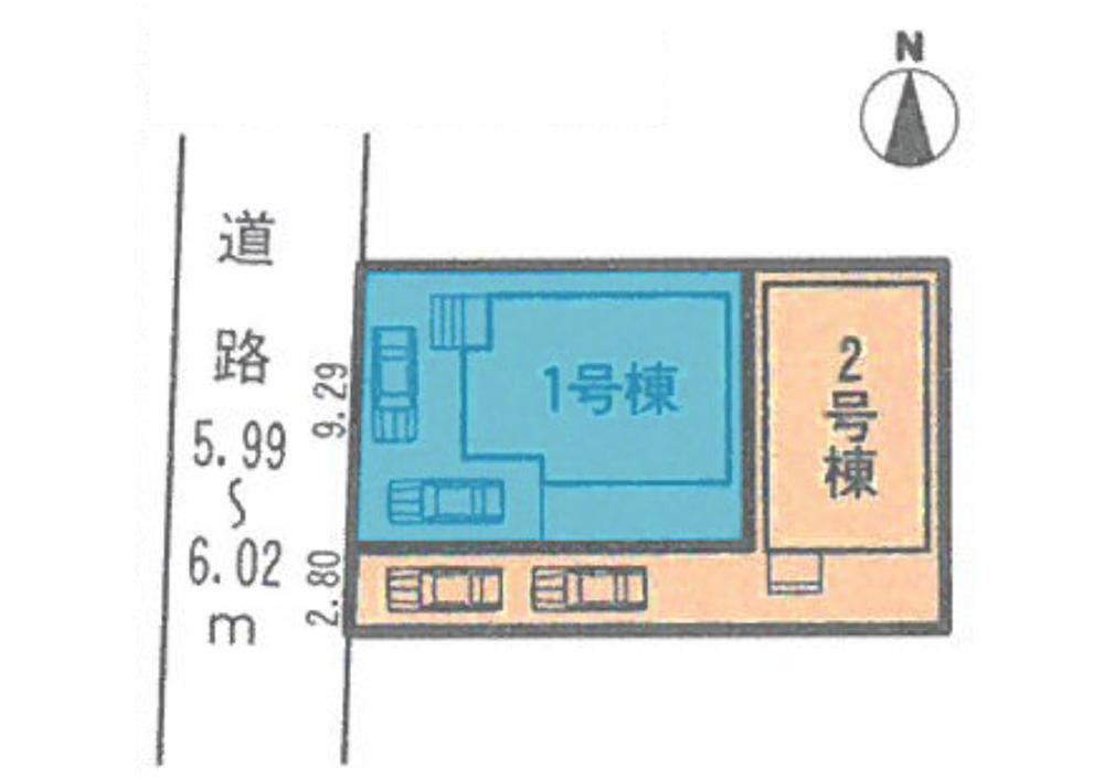 The entire compartment Figure. The blue part will be 1 Building. 