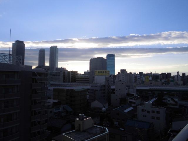 View photos from the dwelling unit. Southwest side view photo. You can overlook the Nagoya Station district. (December 2013) Shooting