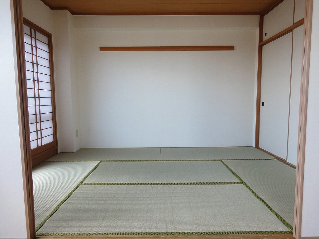 Living and room. Sunny Japanese-style room on the south-facing