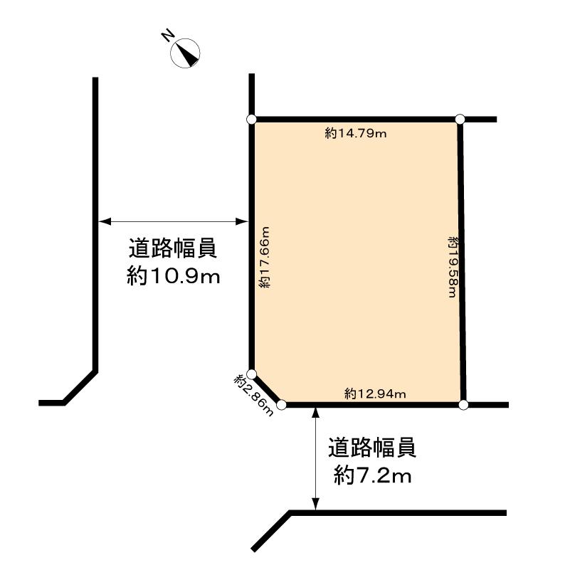 Compartment figure. Land price 100 million 31.8 million yen, Land area 289.01 sq m land area About 87 square meters