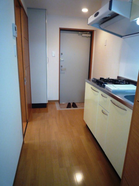 Kitchen. It is spread even kitchen space