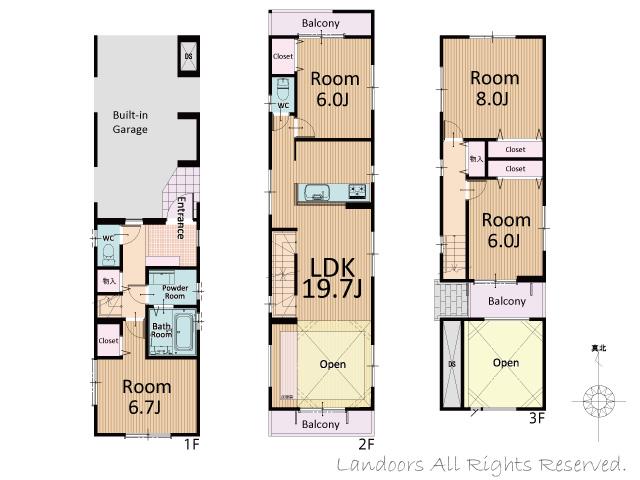 Floor plan. 35,800,000 yen, 4LDK, Land area 86.01 sq m , Building area 117.32 sq m floor plan