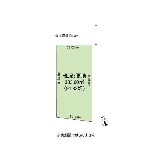 Compartment figure. Land price 65 million yen, Land area 303.6 sq m