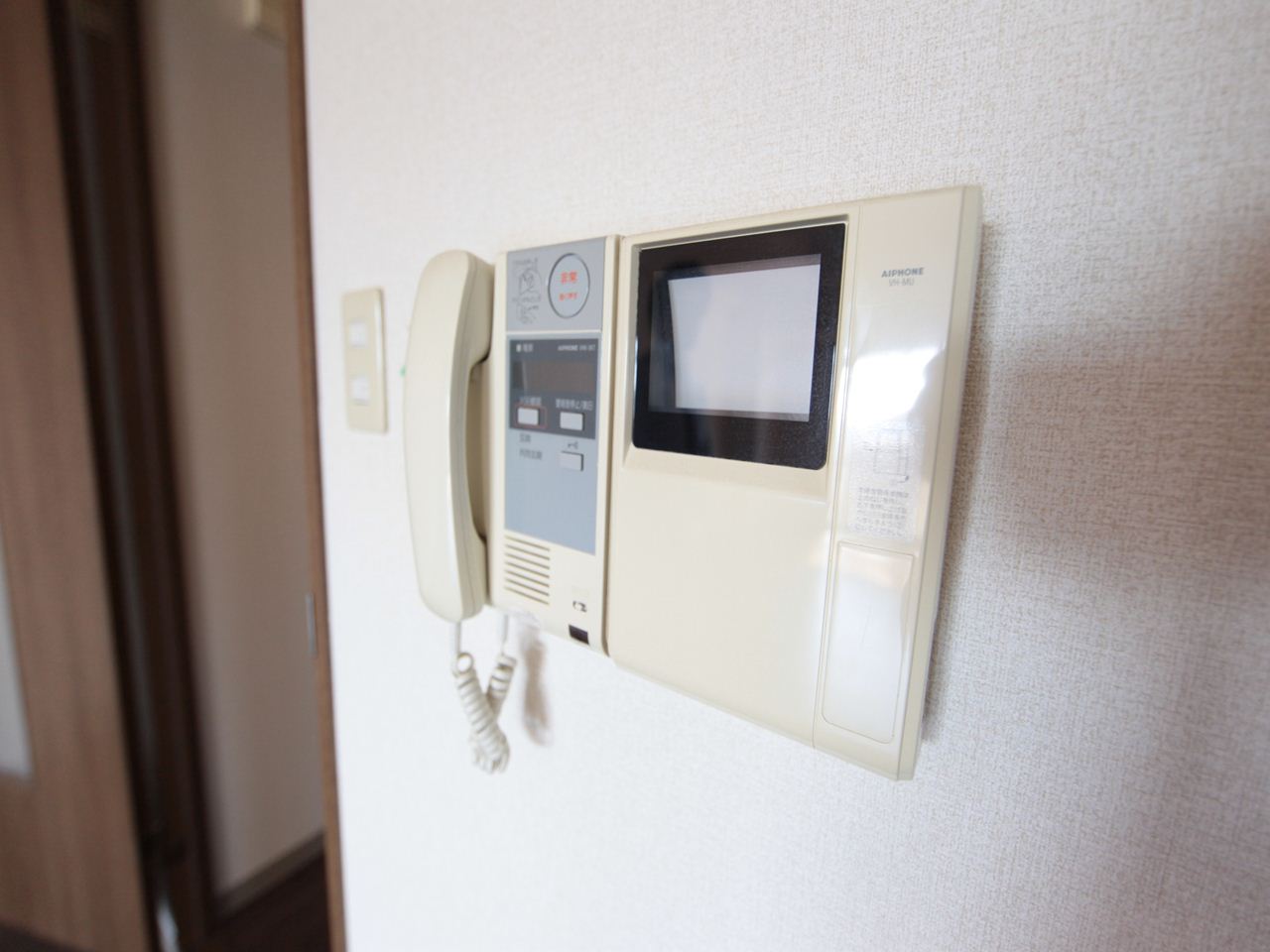 Security. Intercom with TV monitor