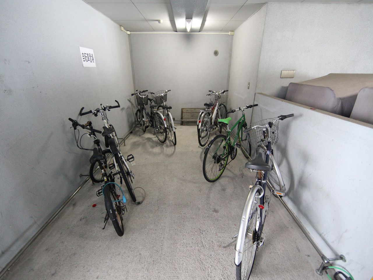 Other common areas. Bicycle-parking space