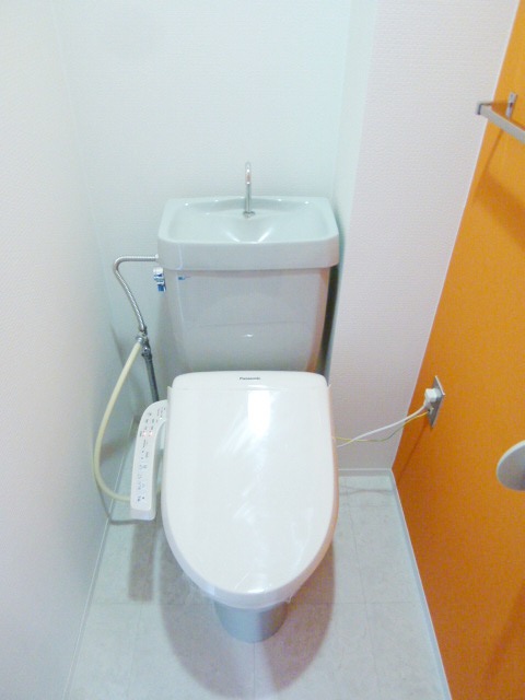 Toilet. Western-style toilet (shower toilet)