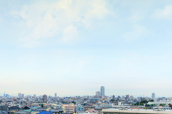 Surrounding environment. View photographs of Sakae district from local fifth floor equivalent (2013 November shooting)