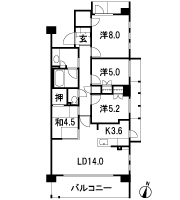 Floor: 4LDK + W, the occupied area: 91.16 sq m, Price: TBD