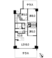 Floor: 3LDK, occupied area: 85.15 sq m, Price: TBD
