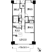 Floor: 3LDK, occupied area: 70.93 sq m, Price: TBD