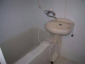 Bath. With bathroom dryer