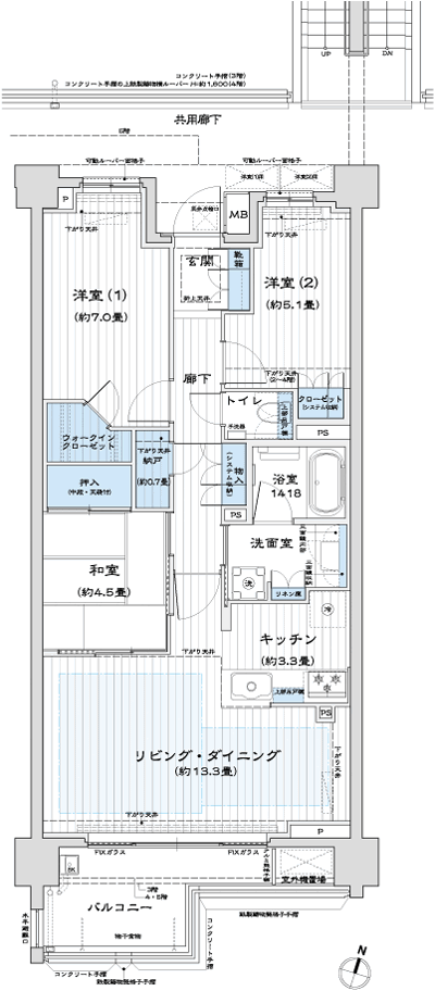Floor: 3LDK + WIC + N, the occupied area: 77.53 sq m, Price: TBD