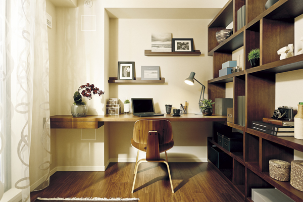 Interior.  [bedroom] Space provided in a section of the bedroom. You can use the space of the study and hobbies ( ※ )