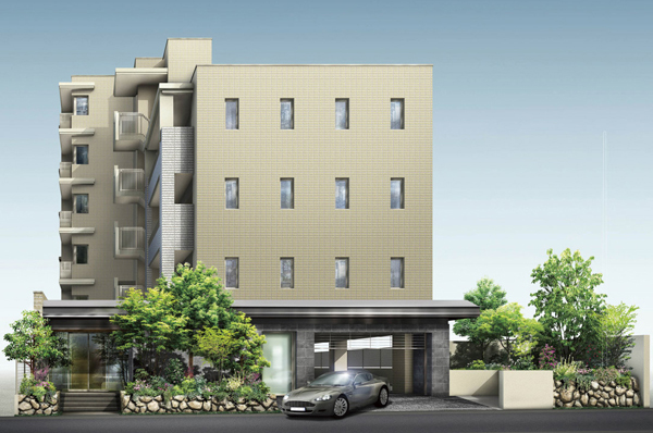 "Grand Maison Kawana East Residence" Exterior - Rendering ※ In fact a somewhat different in the things that caused draw based on the drawings