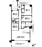 Floor: 4LDK + WIC + SC, occupied area: 89.61 sq m, Price: 46,950,000 yen