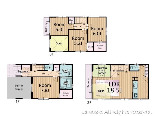 Floor plan. 37,800,000 yen, 4LDK, Land area 70.01 sq m , Building area 119.94 sq m floor plan