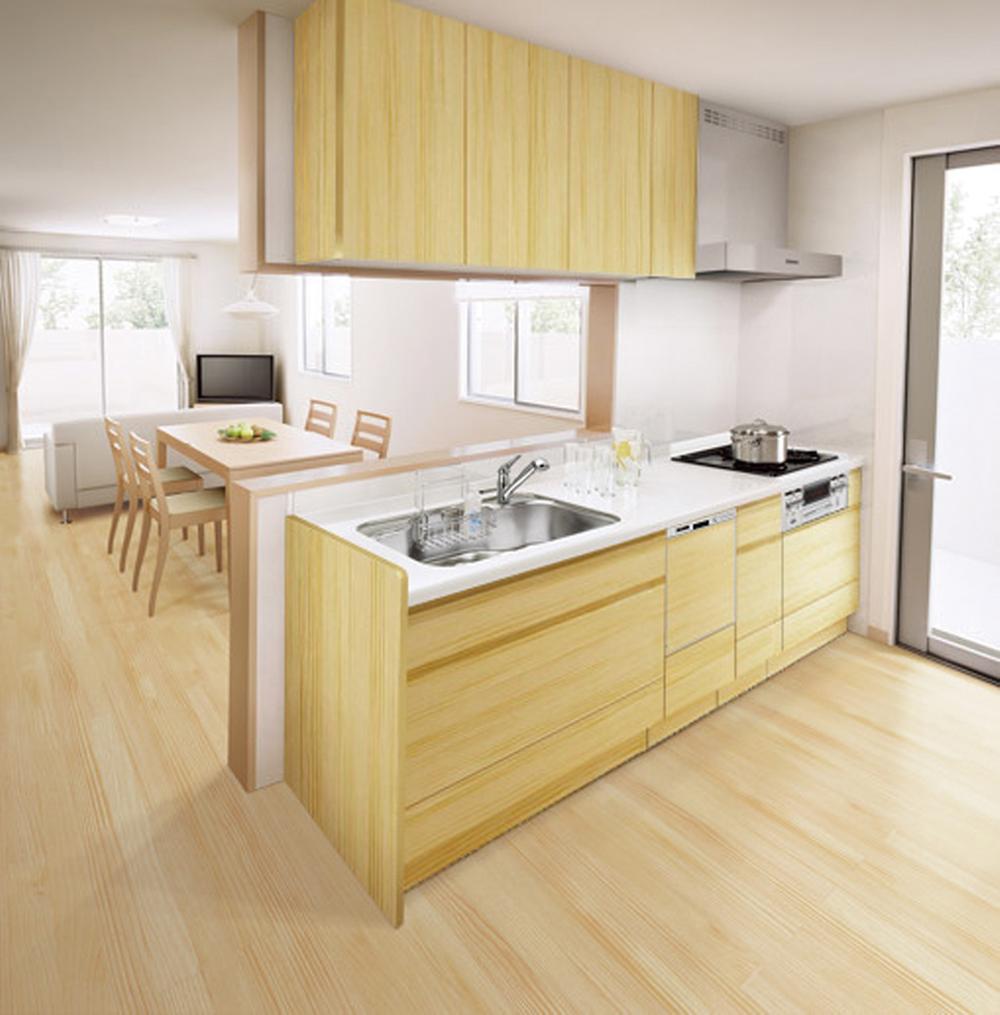 Other Equipment. (Standard equipment) dishwasher ・ Water purifier systems with kitchen. Using the solid wood to match the flooring functional and healthy. 