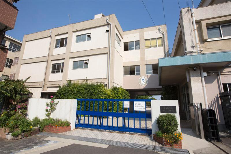 Primary school. Blown up to elementary school 230m