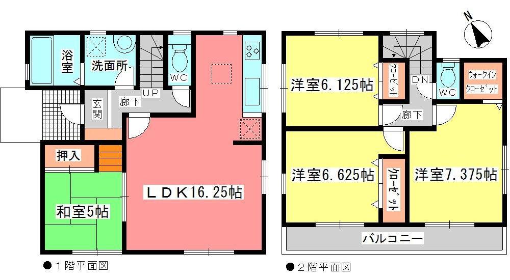 Floor plan. (3 Building), Price 32,800,000 yen, 4LDK, Land area 160.17 sq m , Building area 95.66 sq m