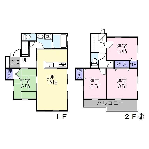 Floor plan. 33,800,000 yen, 4LDK, Land area 165.57 sq m , Building area 99.39 sq m