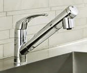 Kitchen.  [Water purifier built-in hand shower faucet] Supply a healthy water built-in water purifier is delicious. Since the shower head is extended, Every corner of the sink you will receive the water (same specifications)