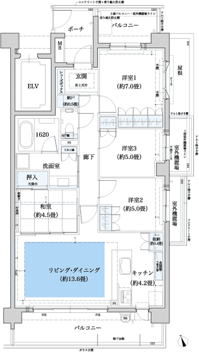 Floor: 4LDK, the area occupied: 90.2 sq m, price: 41 million yen