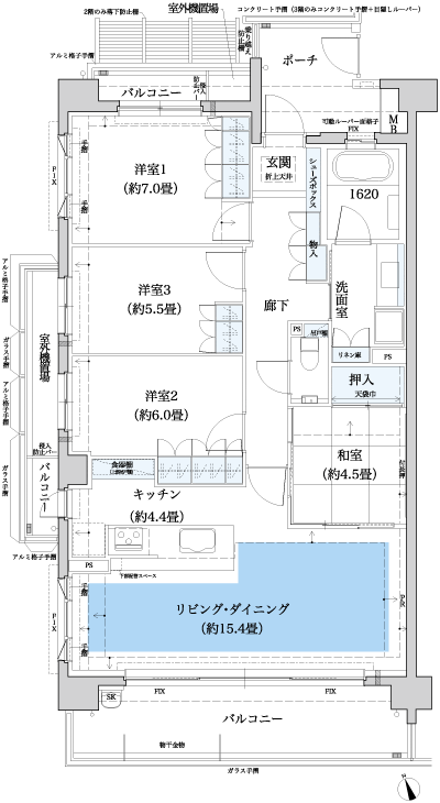 Floor: 4LDK, occupied area: 95.37 sq m, Price: 56,080,000 yen