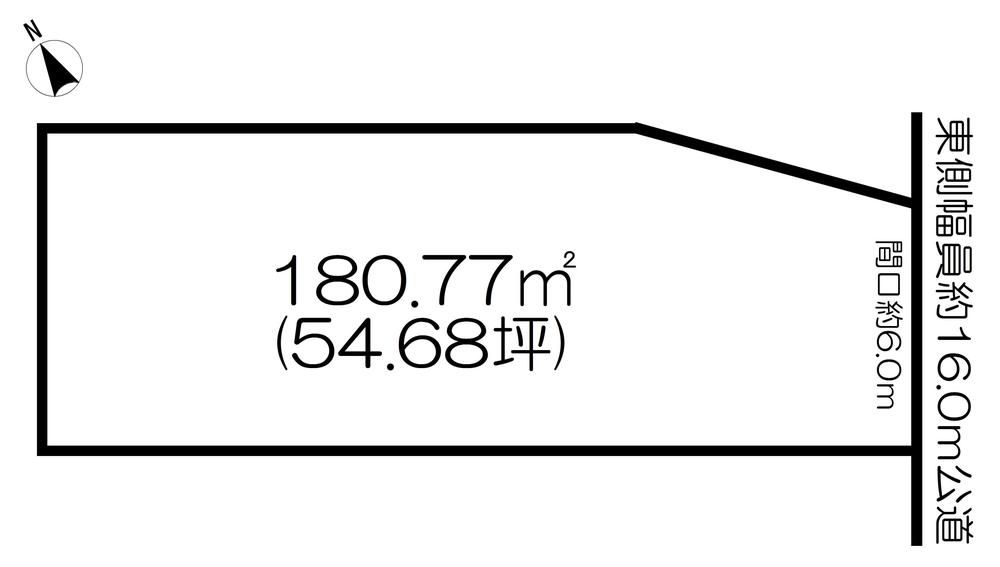 Compartment figure. Land price 40 million yen, Land area 180.77 sq m