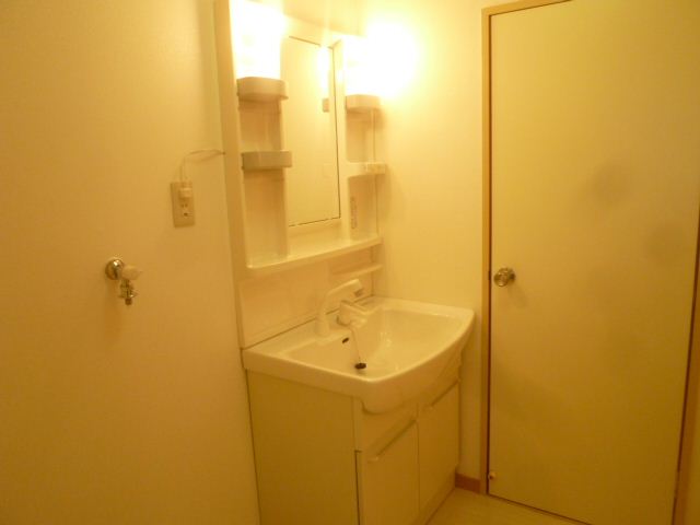 Washroom. It is convenient to have a shampoo dresser. 