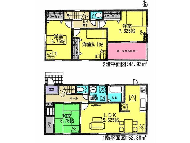 Floor plan. 31,900,000 yen, 4LDK, Land area 138.83 sq m , Building area 97.31 sq m floor plan