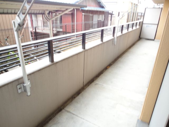 Balcony. Spread of veranda