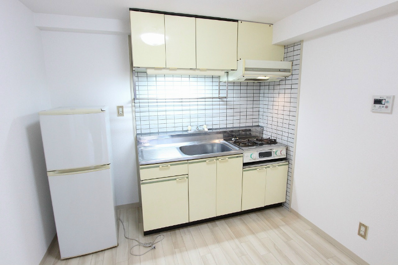 Kitchen. It is a refrigerator with a kitchen.