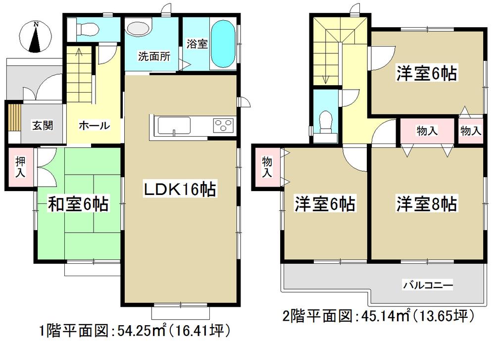 Floor plan. 33,800,000 yen, 4LDK, Land area 165.57 sq m , Building area 99.39 sq m