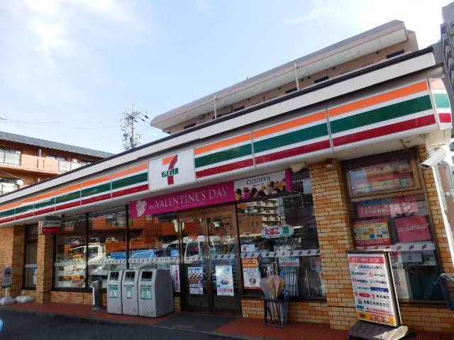Convenience store. Seven-Eleven Nagoya original 1-chome to (convenience store) 595m