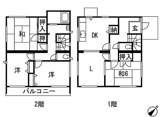 Floor plan. 26.7 million yen, 4LDK, Land area 285.65 sq m , Building area 102.41 sq m floor plan