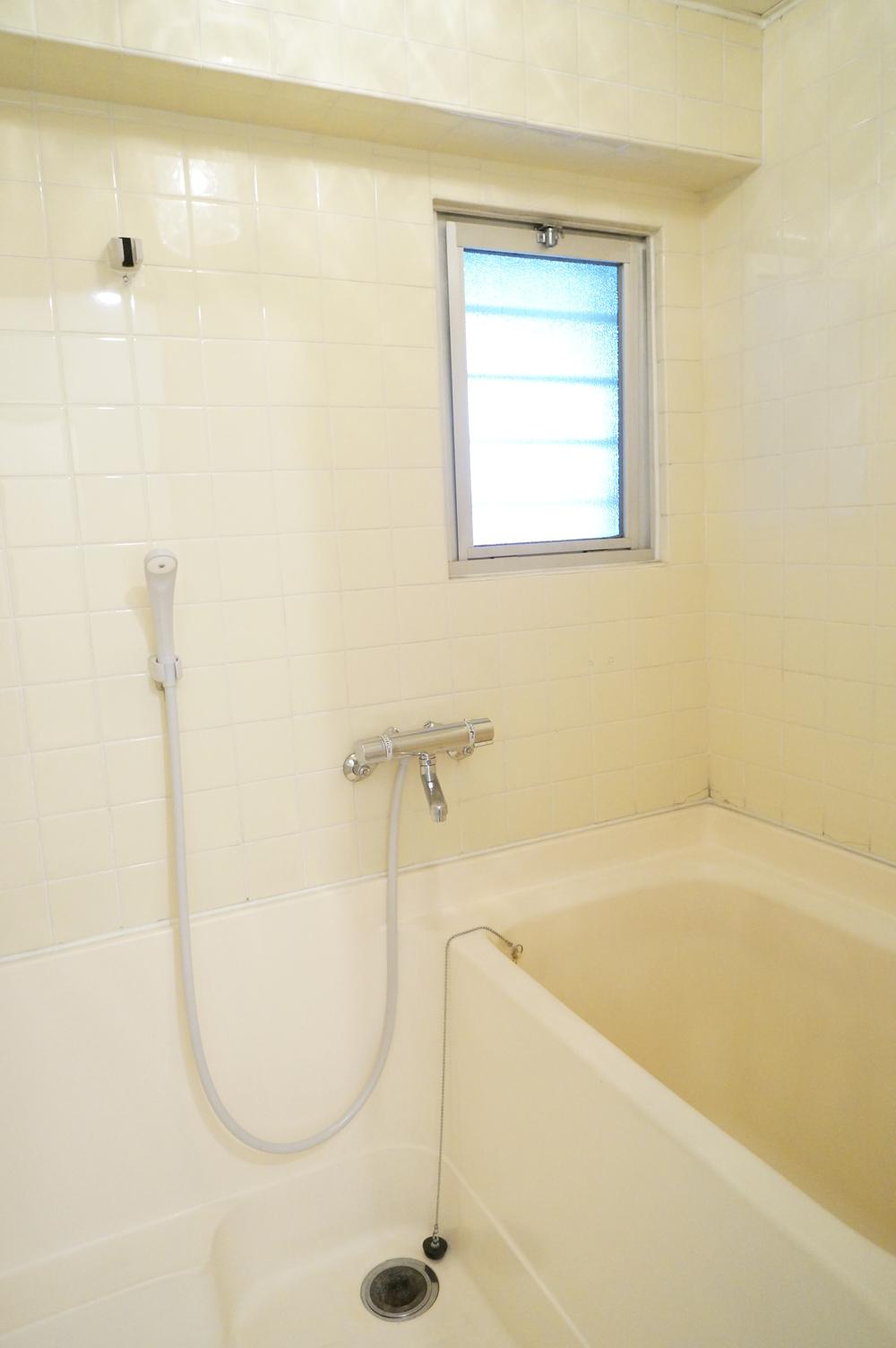 Bathroom.  ■ There is a window in the shower faucet has been replaced + bathroom! !