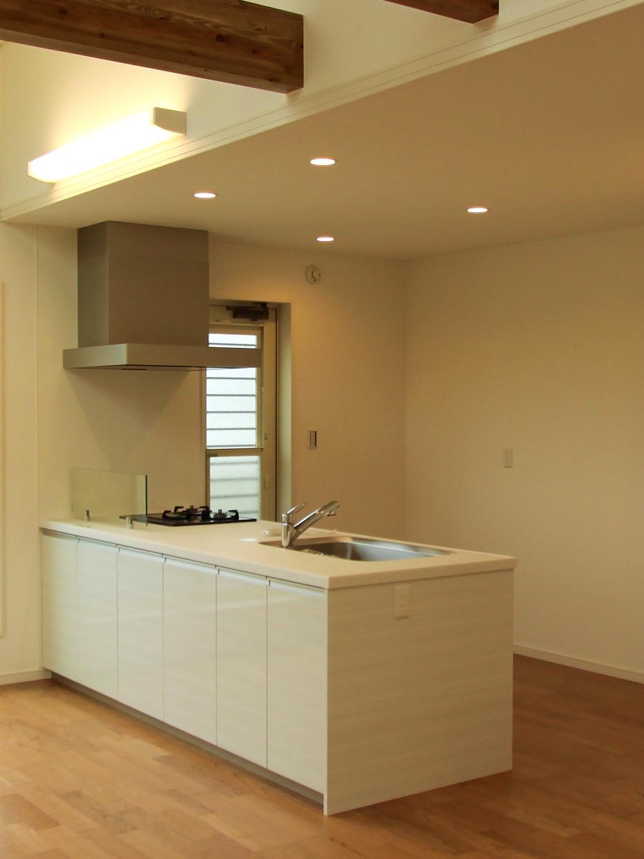 Kitchen. Building C local photo Flat open kitchen of the dining side with storage (dishwasher)