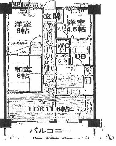 Floor plan. 3LDK, Price 18,800,000 yen, Occupied area 70.02 sq m , Balcony area 10.47 sq m