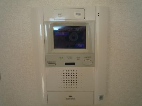 Security. Intercom with a camera